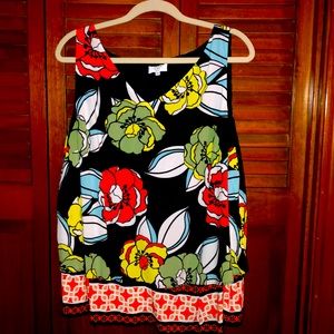 Sleeveless Blouse w/full coverage crisscross back